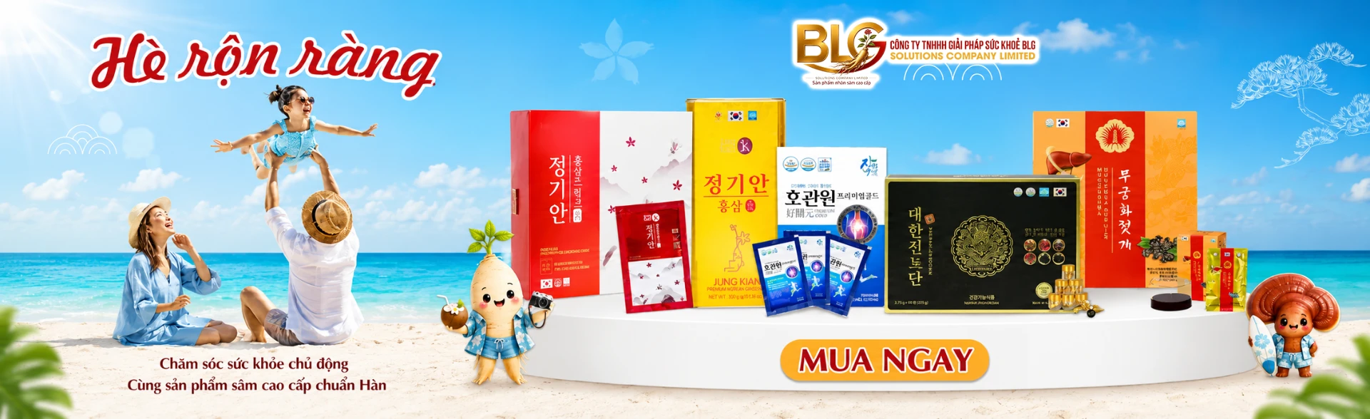 Hè rộn ràng - Chăm sóc sức khỏe chủ động cùng sản phẩm sâm cao cấp chuẩn Hàn