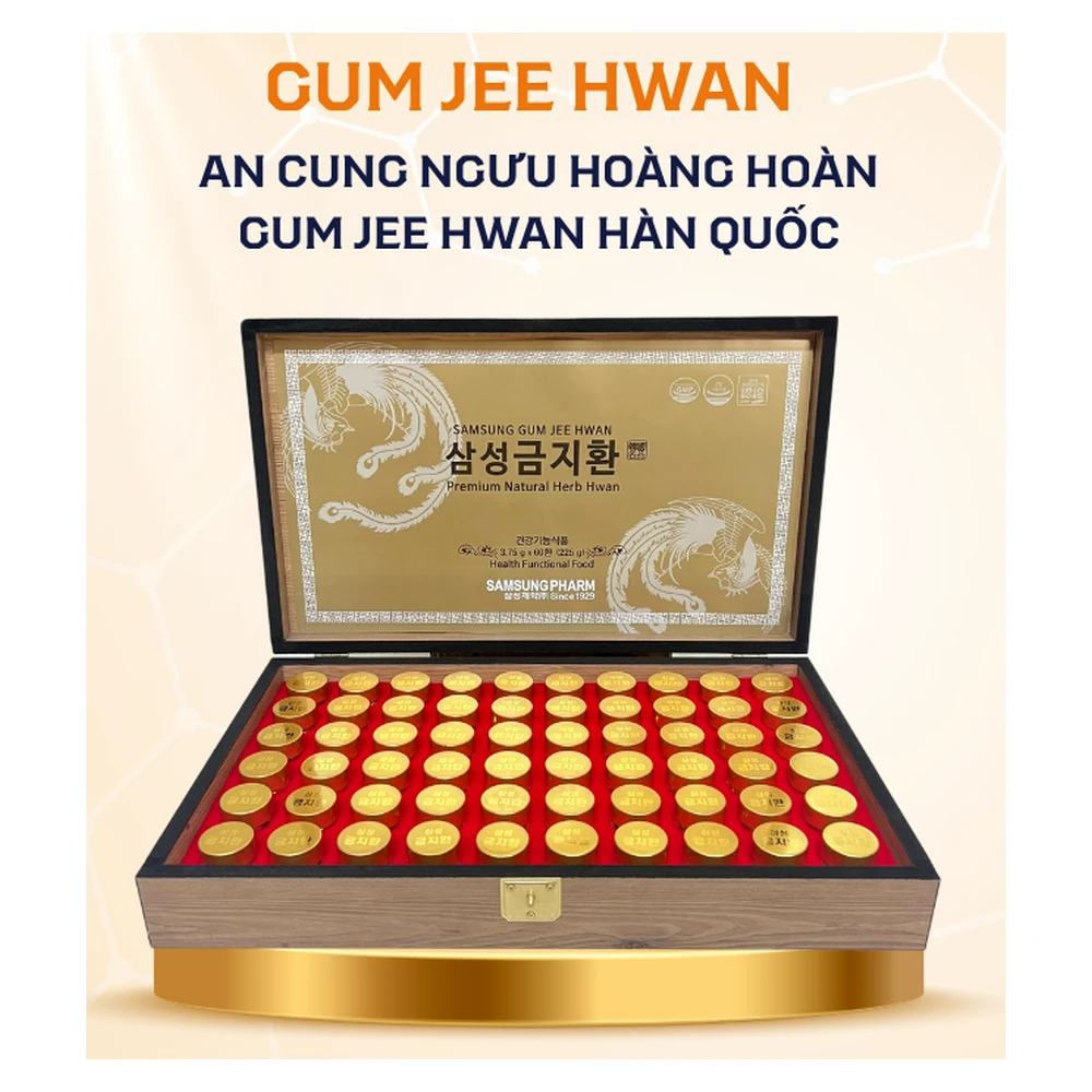 An Cung Bổ Não Samsung Gum Jee Hwan - Hộp 60 viên chính hãng nhập khẩu | BLG