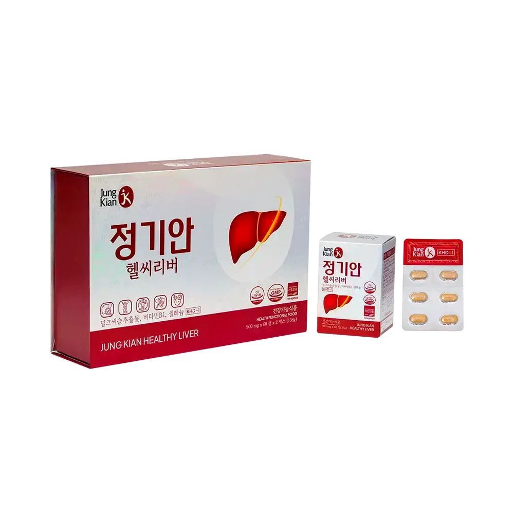 Viên Uống Bổ Gan Jung Kian Healthy Liver - Hộp 120 viên chính hãng nhập khẩu | BLG