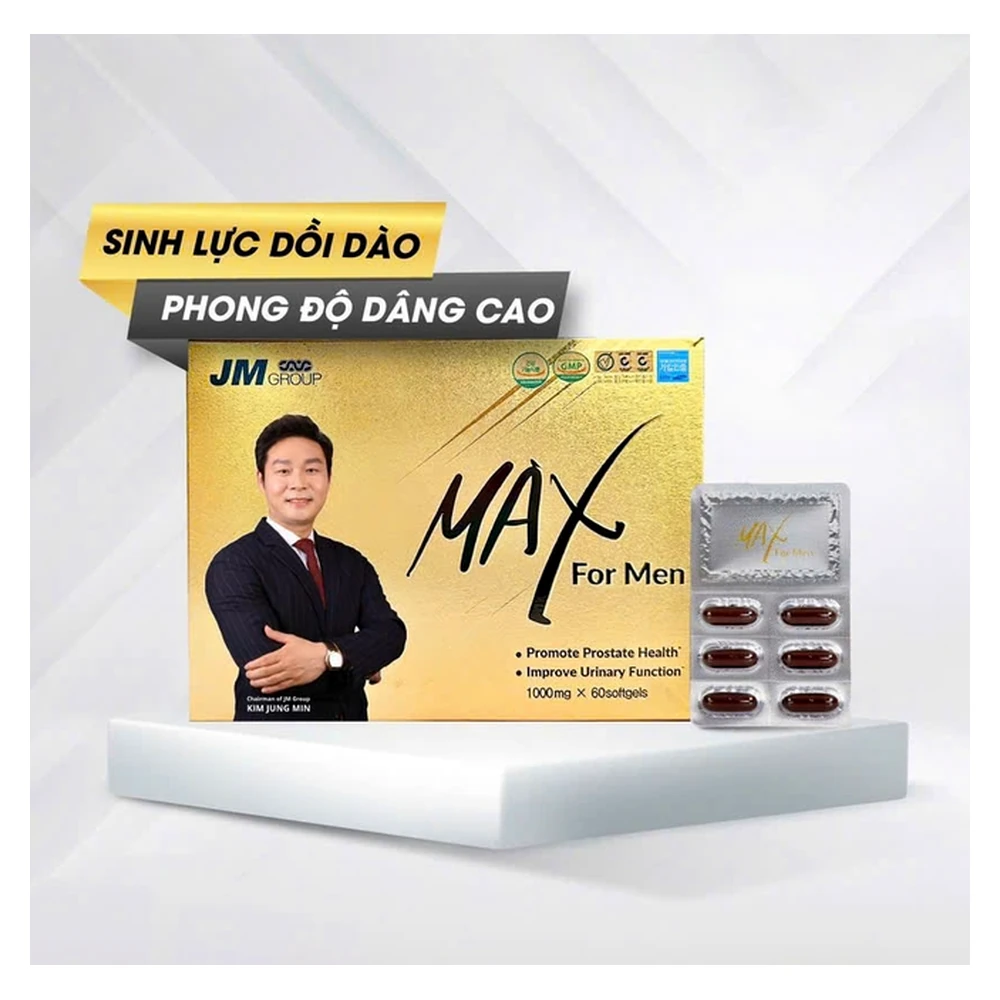 Viên Uống Bổ Sinh Lý Nam Max For Men - Hộp 60 viên chính hãng nhập khẩu | BLG