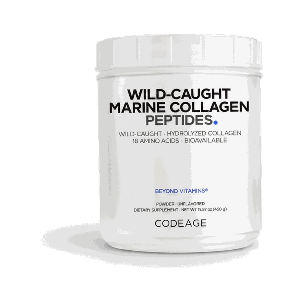 Codeage Wild-Caught Marine Collagen Peptides - Hộp 450g dạng bột không hương vị chính hãng nhập khẩu | BLG