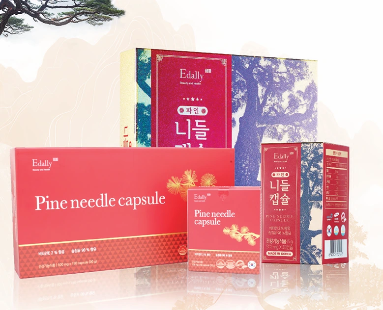 Viên tinh dầu thông đỏ Edally - Hộp 180 viên (500mg) chính hãng nhập khẩu | BLG