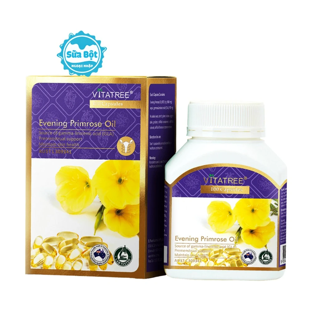 TPBVSK Vitatree Evening Primrose Oil - Hộp 100 viên chính hãng nhập khẩu | BLG