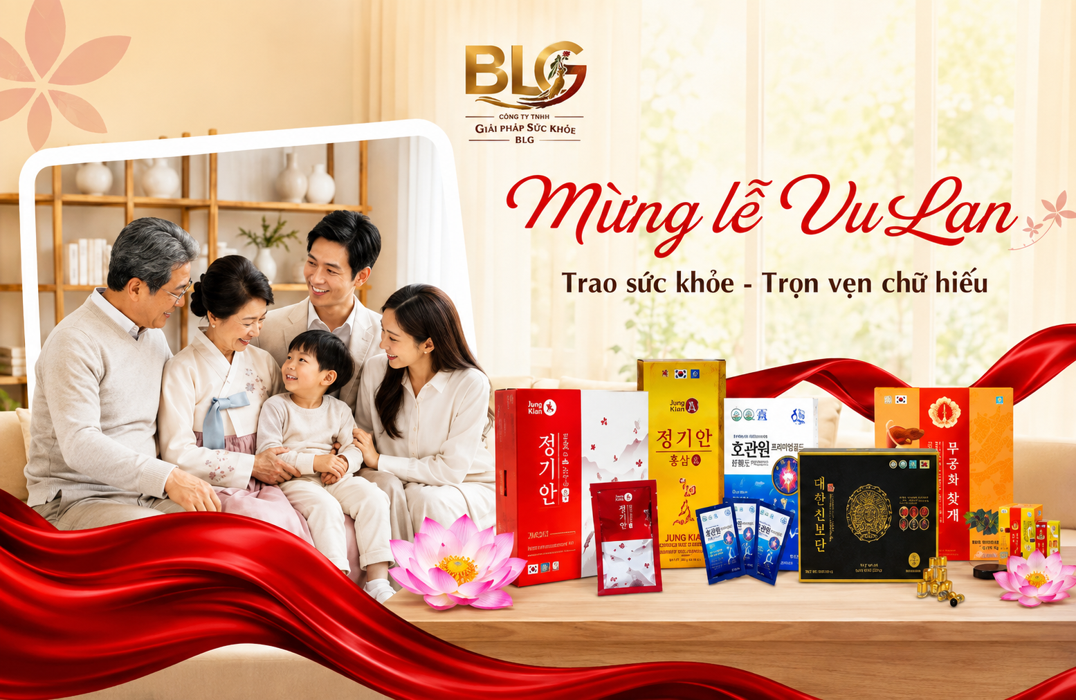 Tầm nhìn BLG — bộ sưu tập hồng sâm cao cấp
