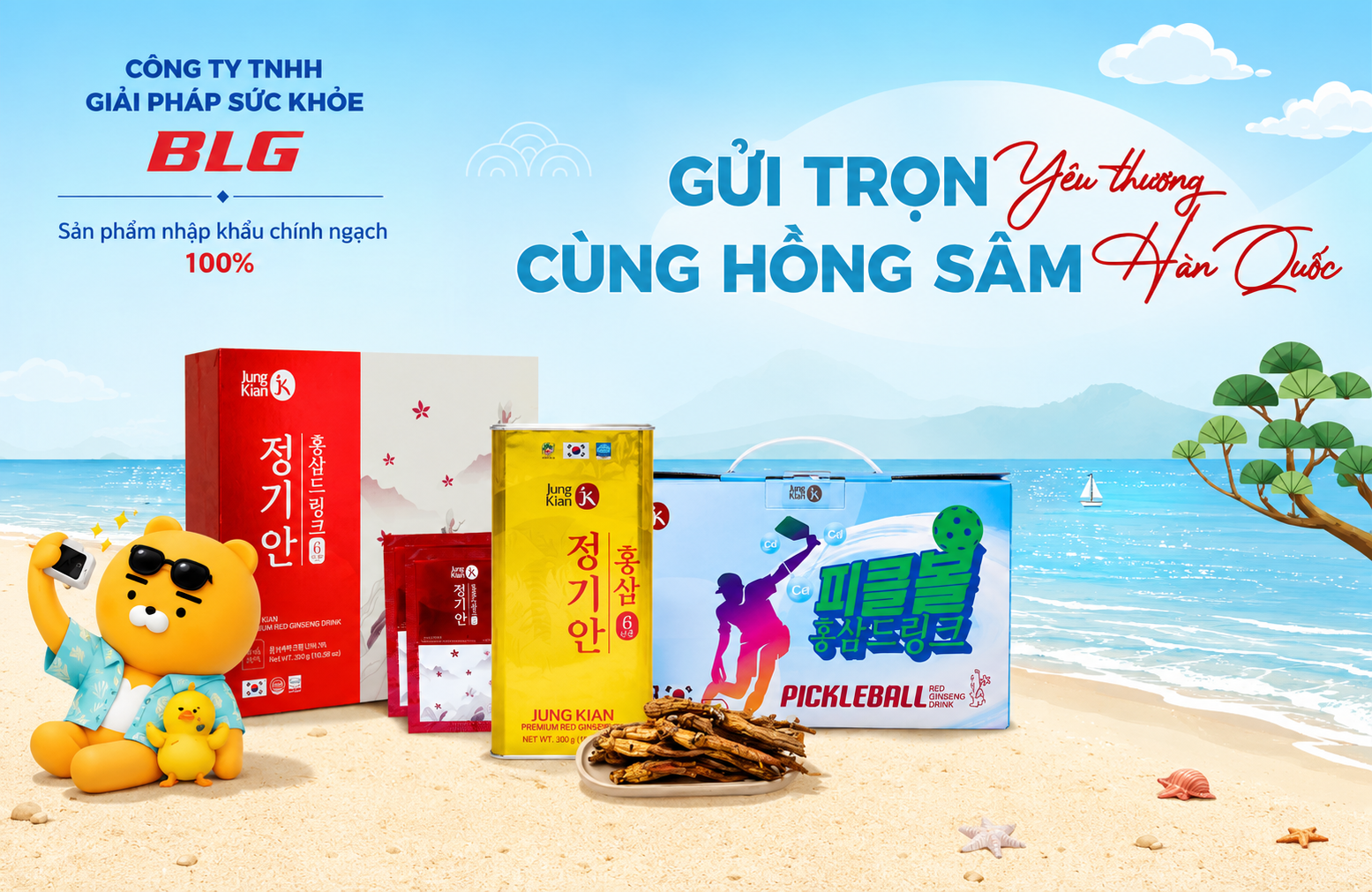 Công ty TNHH Giải pháp Sức khỏe BLG — sản phẩm nhập khẩu chính ngạch 100%
