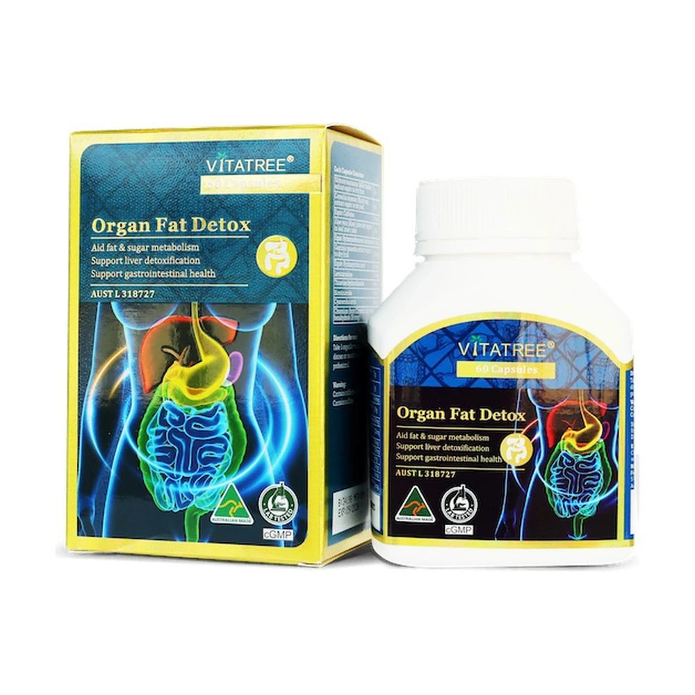TPBVSK Vitatree Organ Fat Detox - Hộp 60 viên chính hãng nhập khẩu | BLG