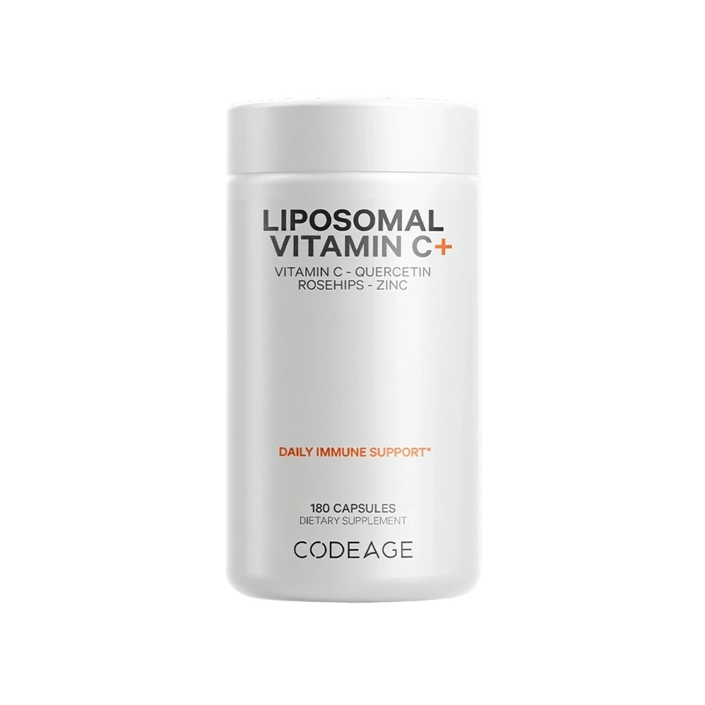 Codeage Liposomal Vitamin C+ - Hộp 180 viên nang thực vật chính hãng nhập khẩu | BLG