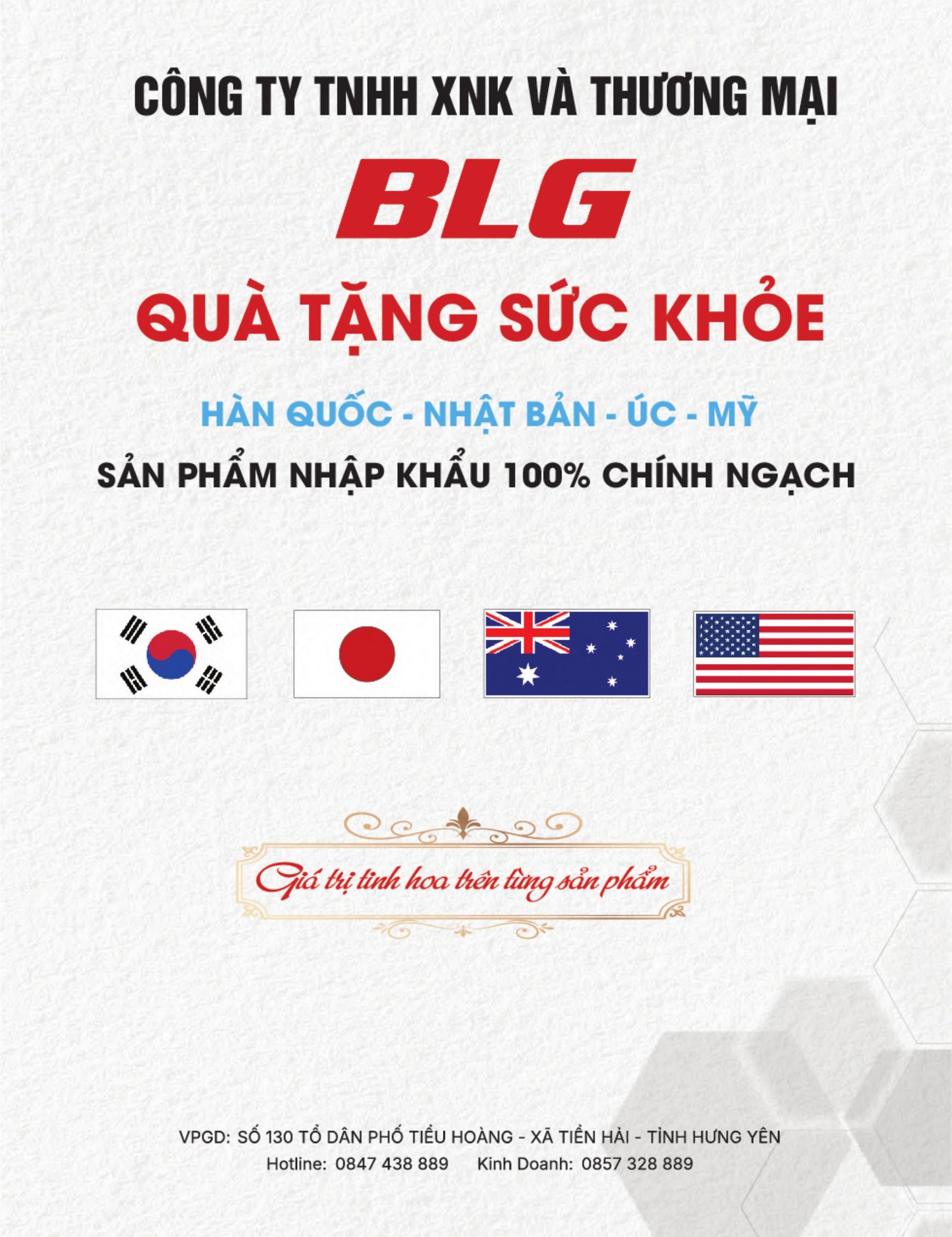 Banner quà tặng sức khỏe cao cấp BLG